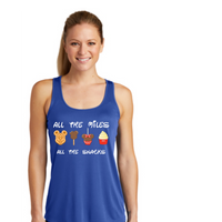 All the miles all the snacks- Ladies tank