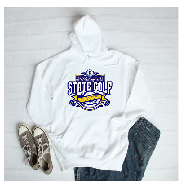 Suns State golf hoodie white