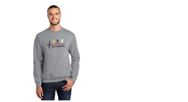Port & Company® Essential Fleece Crewneck Sweatshirt logo 3