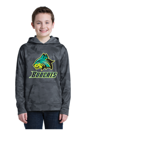 Bobcats youth camohex pullover