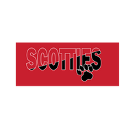 Red Scottie paw shirt