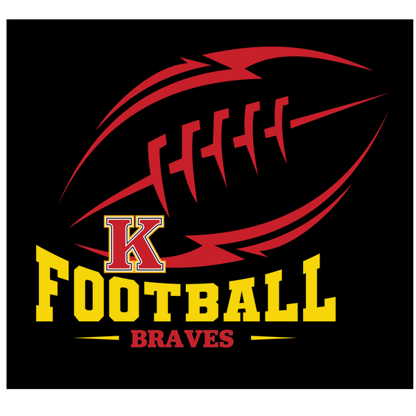 Kahs Football skeleton  tee