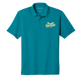 team read pique polo