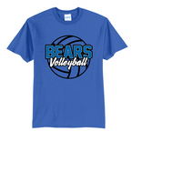 Ki Be Bears Cursive 50/50 tee