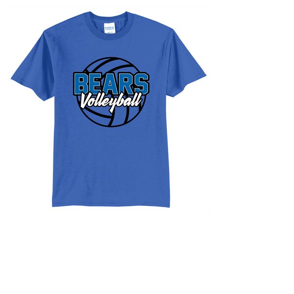 Ki Be Bears Cursive 50/50 tee