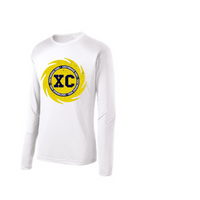 2024 XC dri fit long sleeve tshirt white