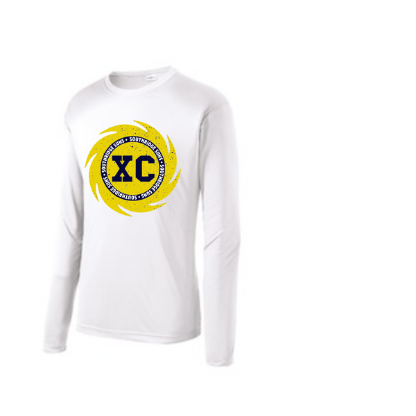 2024 XC dri fit long sleeve tshirt white