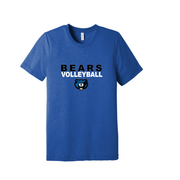 Ki Be Bears Volleyball tri blend tee