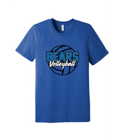 Ki Be Bears cursive  tri blend tee