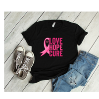 Pink week Love Hope tee