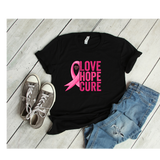 Pink week Love Hope tee