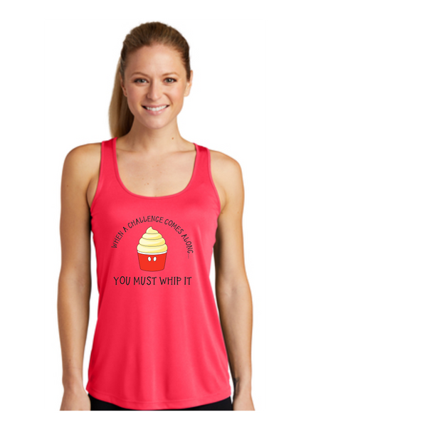 When a challenge comes along- Ladies tank