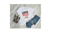 cheer mom life t-shirt