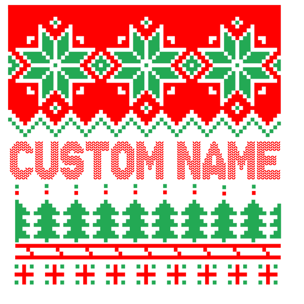 Custom Ugly Christmas sweater