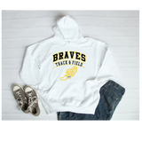 KAHS Braves track and field  Hooded Sweatshirt