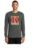 KAHS Football Nike Dri-FIT Cotton/Poly long sleeve Tee logo 2