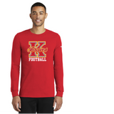 KAHS Football Nike Dri-FIT Cotton/Poly Tee logo 2