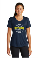 SHS volleyball short sleeve ladies dri fit - new logo