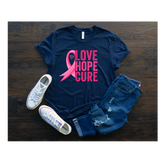 Pink week Love Hope tee