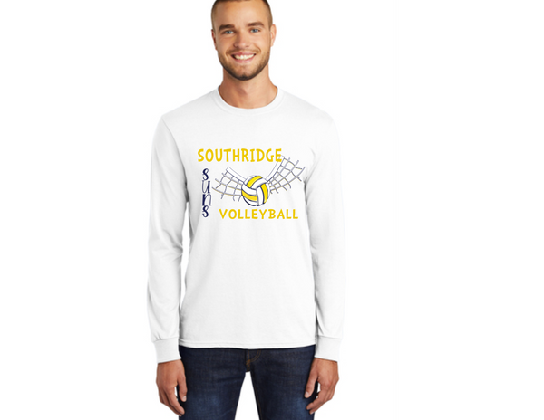 SHS volleyball long sleeve- white