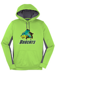 Bobcats Ladies colorblock hoodie