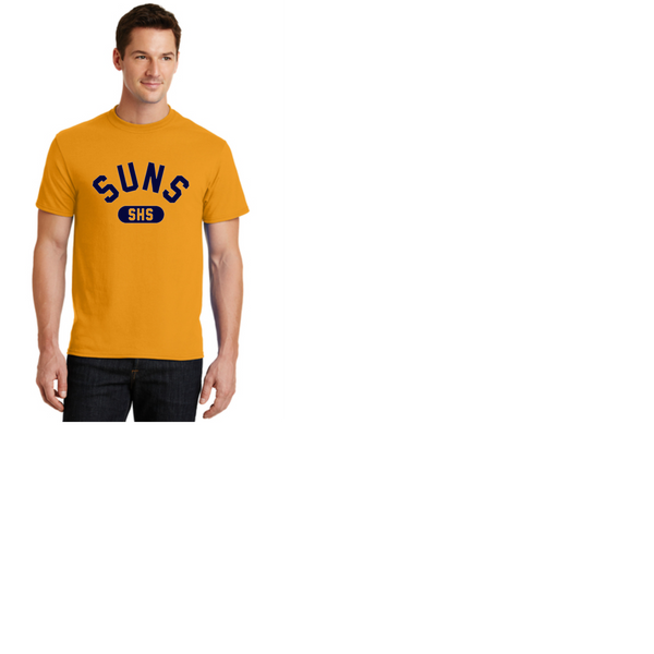 SUNS- SHS Navy letters Tee