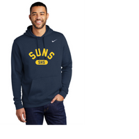 SUNS -SHS Gold letters- Nike club hoodie