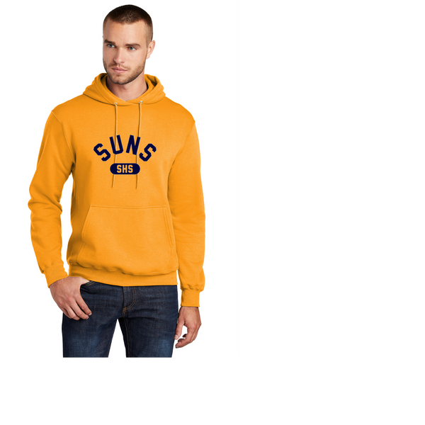 SUNS- SHS Navy letters Hoodie