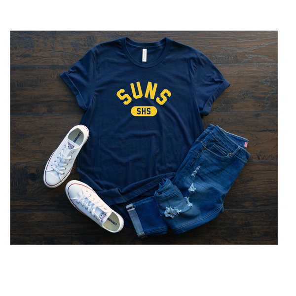 SUNS- SHS Gold letters Tee