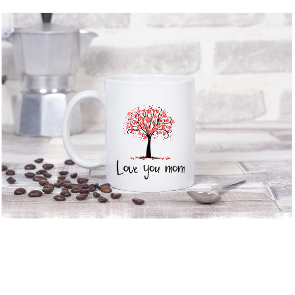 hearts-love mom mug