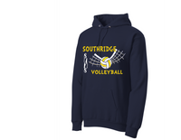SHS volleyball hoodie- navy logo 1
