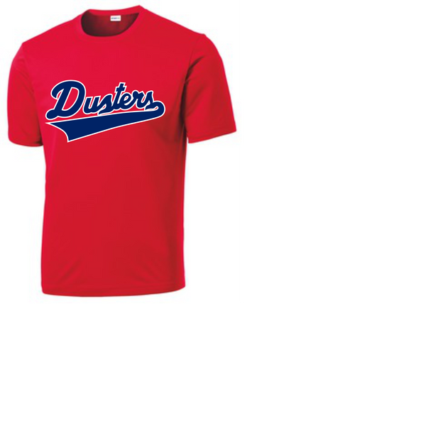 Dusters Dri Fit team shirt- Red