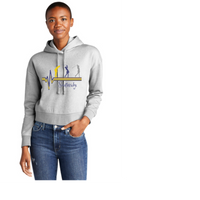 golf heartbeat cropped hoodie