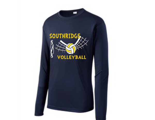 SHS volleyball long sleeve dri fit -navy