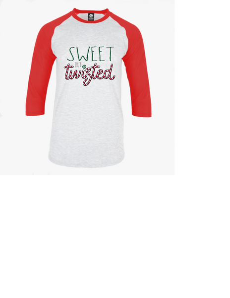 Sweet but Twisted Youth unisex raglan