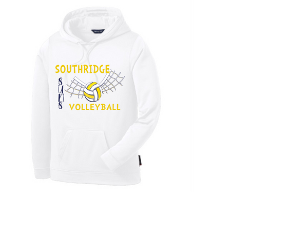 SHS volleyball hoodie- white